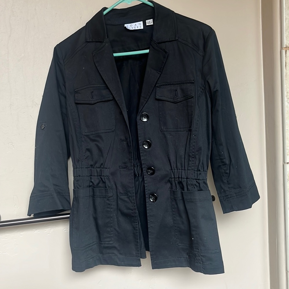 Cinched blazer